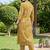women ethnic motifs printed regular cotton kurta with trousers