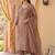 women ethnic motifs embroidered regular beads and stones kurta with trousers & with dupatta
