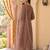 women ethnic motifs embroidered regular beads and stones kurta with trousers & with dupatta