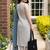 women ethnic motifs printed regular cotton kurta with trousers & with dupatta