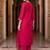 women ethnic motifs embroidered regular thread work liva kurta with trousers & with dupatta