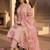 women ethnic motifs regular thread work kurta with trousers & with dupatta