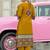 women ethnic motifs printed regular mirror work cotton kurta with trousers & with dupatta