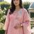 women floral printed regular kurta with trousers & with dupatta
