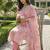 women floral printed regular kurta with trousers & with dupatta
