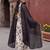 women floral printed regular thread work cotton kurta with trousers & with dupatta
