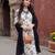 women floral printed regular thread work cotton kurta with trousers & with dupatta
