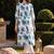 women floral printed regular cotton kurta with trousers