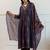women ethnic motifs regular thread work kurta with trousers & with dupatta