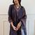 women ethnic motifs regular thread work kurta with trousers & with dupatta