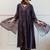 women ethnic motifs regular thread work kurta with trousers & with dupatta