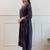 women ethnic motifs regular thread work kurta with trousers & with dupatta