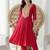 women ethnic motifs embroidered empire thread work kurta with trousers