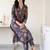 women floral printed regular cotton kurta with trousers