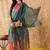 women ethnic motifs printed regular kurta with trousers & with dupatta