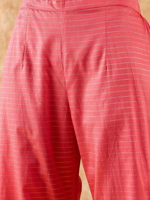 women ethnic motifs printed regular kurta with trousers & with dupatta 6