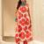 women floral printed regular cotton kurta with trousers