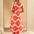women floral printed regular cotton kurta with trousers