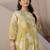 women floral printed regular cotton kurta with trousers