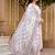 women ethnic motifs embroidered regular thread work cotton kurta with trousers & with dupatta