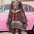 women ethnic motifs printed regular cotton kurta with trousers & with dupatta