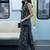 women printed regular cotton kurta with trousers