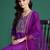 women ethnic motifs embroidered regular thread work liva kurta with trousers & with dupatta