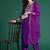 women ethnic motifs embroidered regular thread work liva kurta with trousers & with dupatta