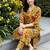 women floral printed regular cotton kurta with trousers
