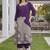 women ethnic motifs embroidered regular kurta with palazzos