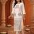 women printed regular cotton kurta with trousers