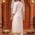 women printed regular cotton kurta with trousers