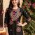 women ethnic motifs embroidered regular thread work cotton kurta with trousers