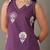 Wine Women Floral Printed Regular Pure Cotton Kurta with Trousers & With Dupatta