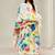 women floral printed regular kurta with trousers & with dupatta