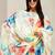 women floral printed regular kurta with trousers & with dupatta