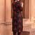 women printed regular kurta with trousers