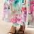 women floral printed regular thread work kurta with trousers & with dupatta
