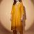 women ethnic motifs embroidered regular thread work kurta with trousers