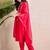 women ethnic motifs embroidered regular thread work liva kurta with trousers & with dupatta