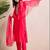 women ethnic motifs embroidered regular thread work liva kurta with trousers & with dupatta