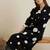 women printed regular cotton kurta with trousers
