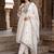 women ethnic regular thread work kurta with trousers with dupatta