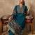 women ethnic motifs printed regular cotton kurta with trousers