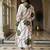 women floral printed regular cotton kurta with trousers