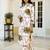 women floral printed regular cotton kurta with trousers