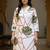 women floral printed regular cotton kurta with trousers