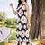 women floral printed regular cotton kurta with trousers
