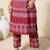 women ethnic motifs printed regular cotton kurta with trousers