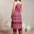 women ethnic motifs printed regular cotton kurta with trousers